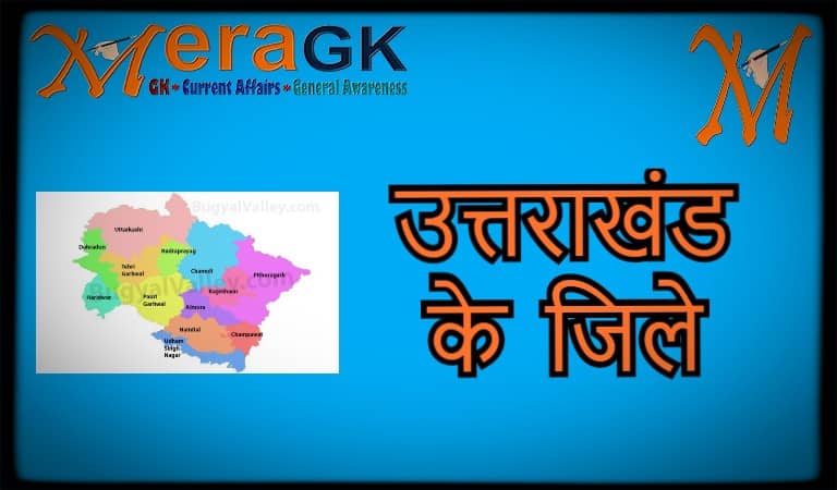 उत्तराखंड के जिले | Districts of Uttarakhand