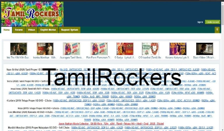Tamilrockers 2021 Live Link – Tamil, Telugu Movies Free Download